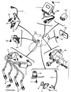 FZR750RW Электрика 1