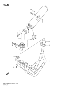 GSX-R1000 Muffler comp