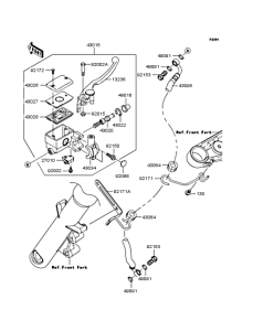 VN900 Главный тормозной цилиндр