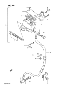 VX800 Передний тормозной цилиндр