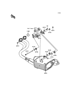 EX650 Глушитель