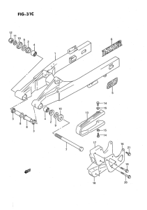 RM80 Маятник задний