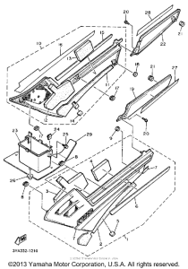 FJ1200BC Боковые обтекатели