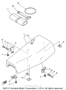 IT125G Сиденье