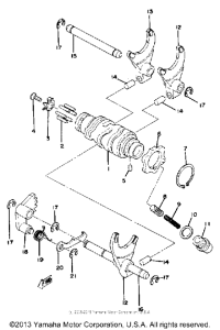 XT500E_205 - 1978 Переключение скоростей