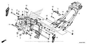 CBR500R (ABS) Рама