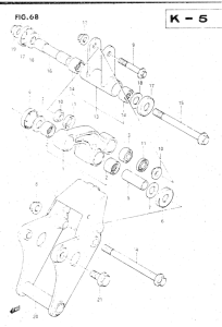 GSX500 Cushion lever