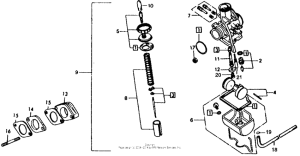 XL125 Carburetor (1) k-76