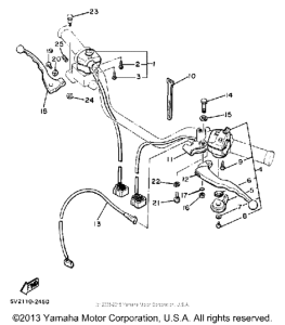 XJ650RJ Рулевые переключатели