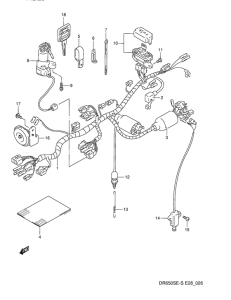 DR650 Жгут проводов