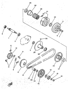 YN50R Сцепление