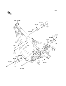 EJ800 Крепление двигателя