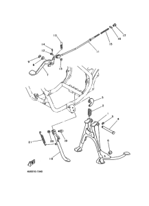 RZ350 ｽﾀﾝﾄﾞ