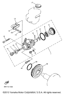 PW80J Масляный насос