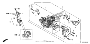 PCX125 Корпус Дросселя