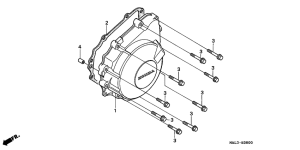 Крышка генератора