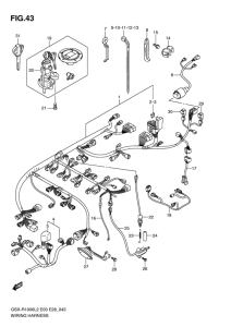 GSX-R1000 Жгут проводов
