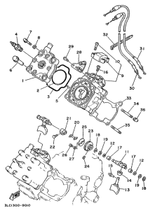 TZ250 Головка цилиндров