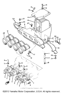 XJ750RH Впускная система