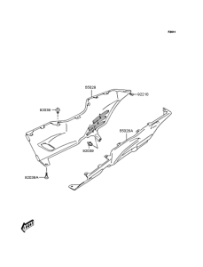 SC250 Боковые обтекатели