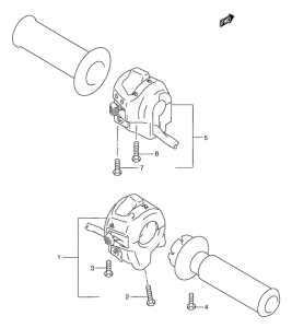 AN250 Рулевой переключатель