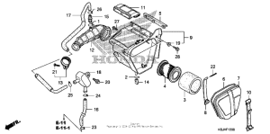 CRF100F Воздушный фильтр