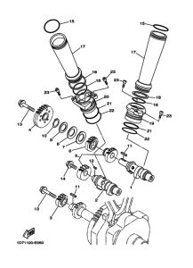 XV1900A Распределительный вал & chain