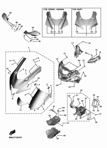 YZF600 Обтекатель 1
