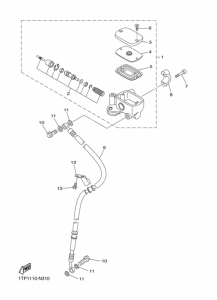 XVS950CU フロントマスタシリンダ