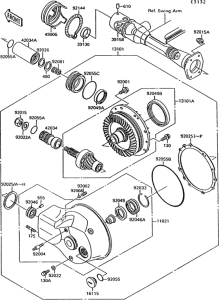 VN1500 Drive shaft / final gear(1 / 2)