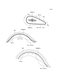 VN1500 Наклейки