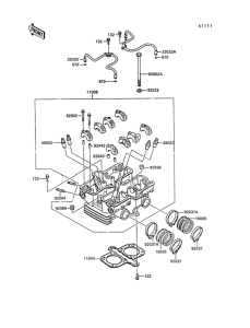 EX400 Головка цилиндров
