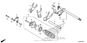 VT750C2B Барабан переключения передач