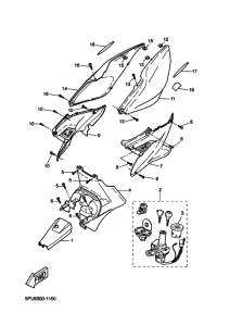 YQ50L Боковая крышка