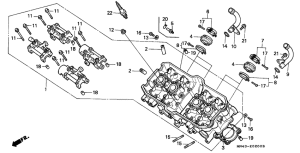  Головка цилиндров
