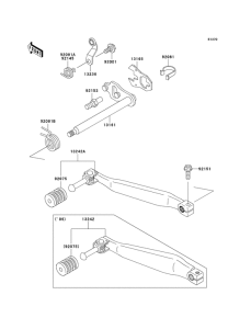 KL650 Переключатель передач