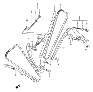 VL250 Держатель направляющей