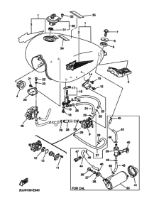 XV250 XV250V Tank fuel