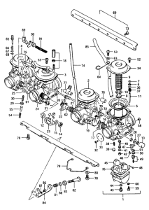 GS1150 Carburetor assy