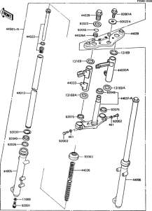AR125S Передняя вилка