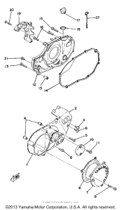 TZ250G Боковые крышки
