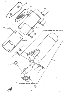 YN50R Выхлопная система