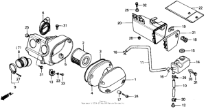 CMX450 Воздушный фильтр