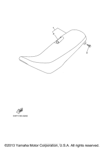 TTR125LES Сиденье