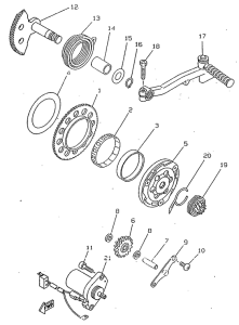 CW50RS Стартер