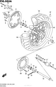  Переднее колесо