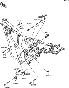 EX305 Рама ,крепежные детали