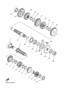 YZ250F Трансмиссия