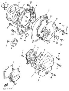 FJ1200 Крышка картера двигателя