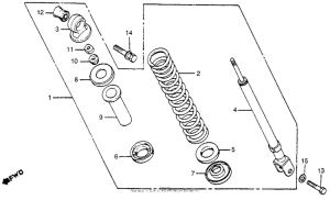 NA50 Задние амортизаторы
